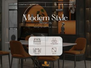 Thiết kế thi công full nội thất căn hộ sunrise city