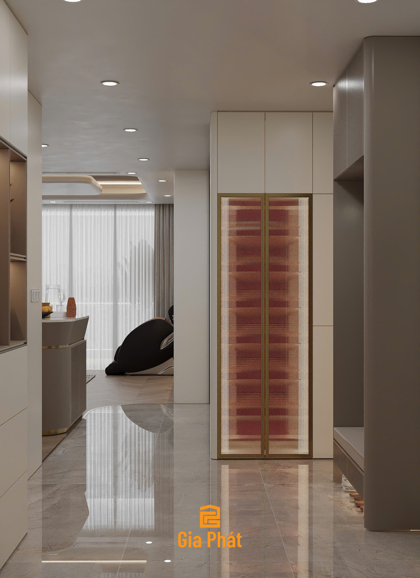 Thiết kế nội thất căn hộ Vinhome Central Park Bình Thạnh phong cách hiện đại