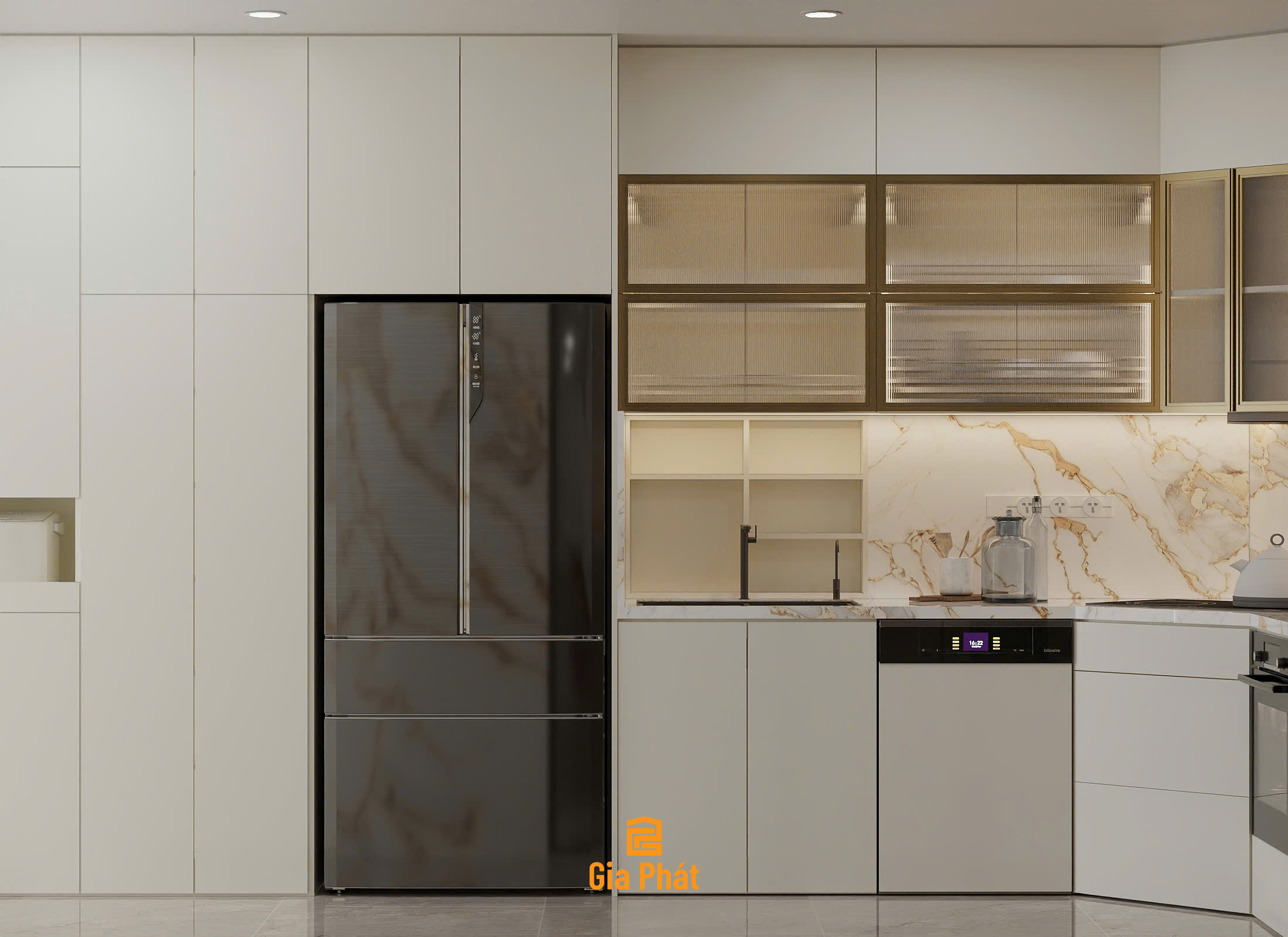 Thiết kế nội thất căn hộ Vinhome Central Park Bình Thạnh phong cách hiện đại