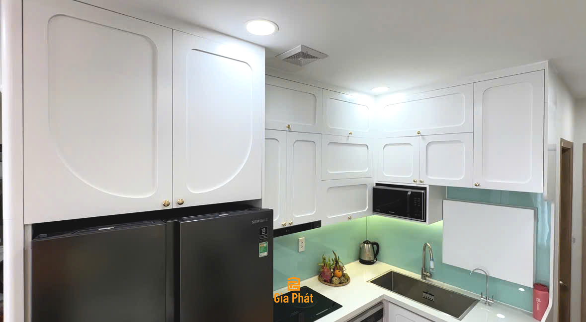 Hoàn thiện công trình thực tế full nội thất phòng ngủ nhà chị Oanh