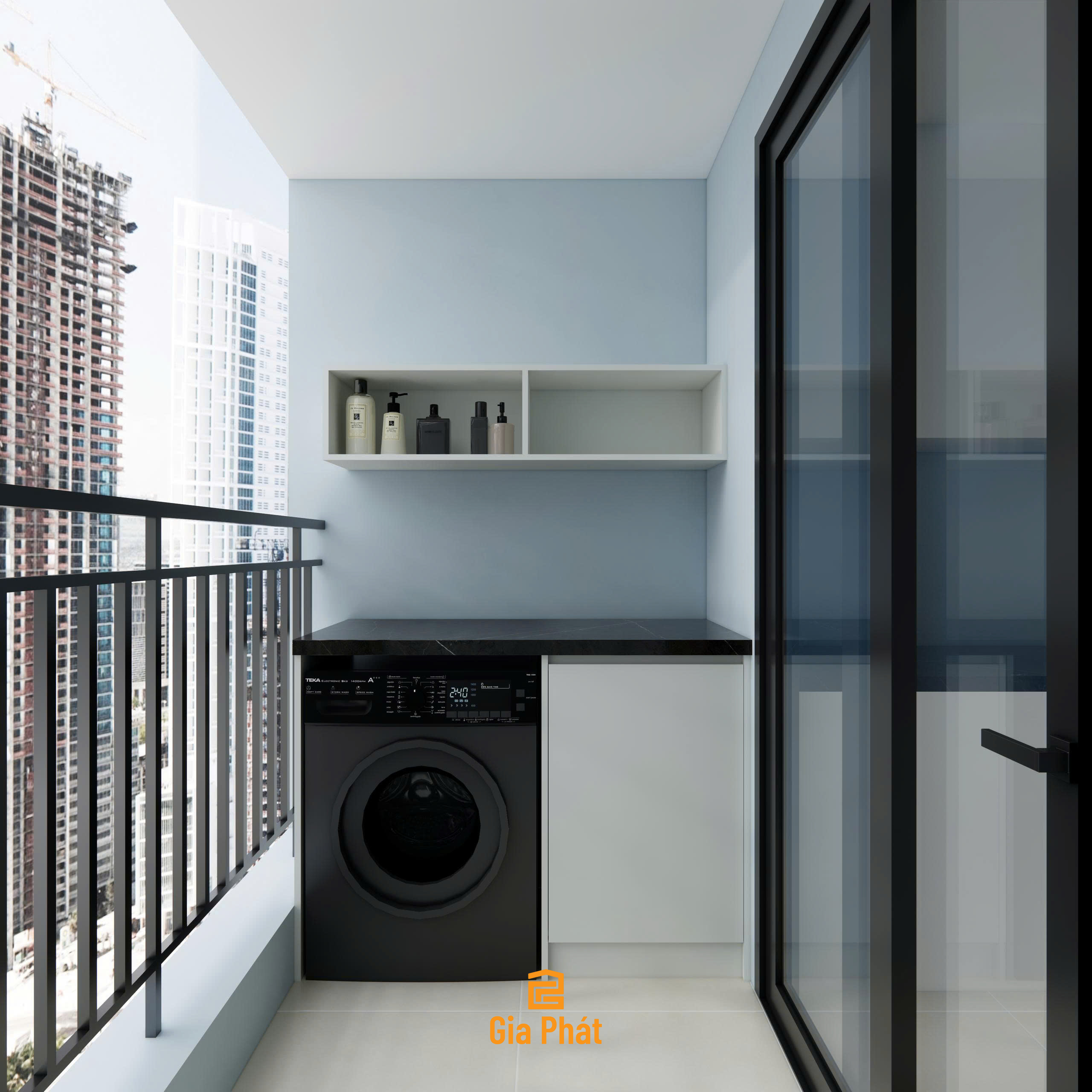 Thiết kế nội thất căn hộ chung cư Hiệp Thành phong cách hiện đại
