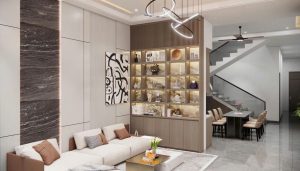 Thiết kế nhà phố theo phong cách hiện đại