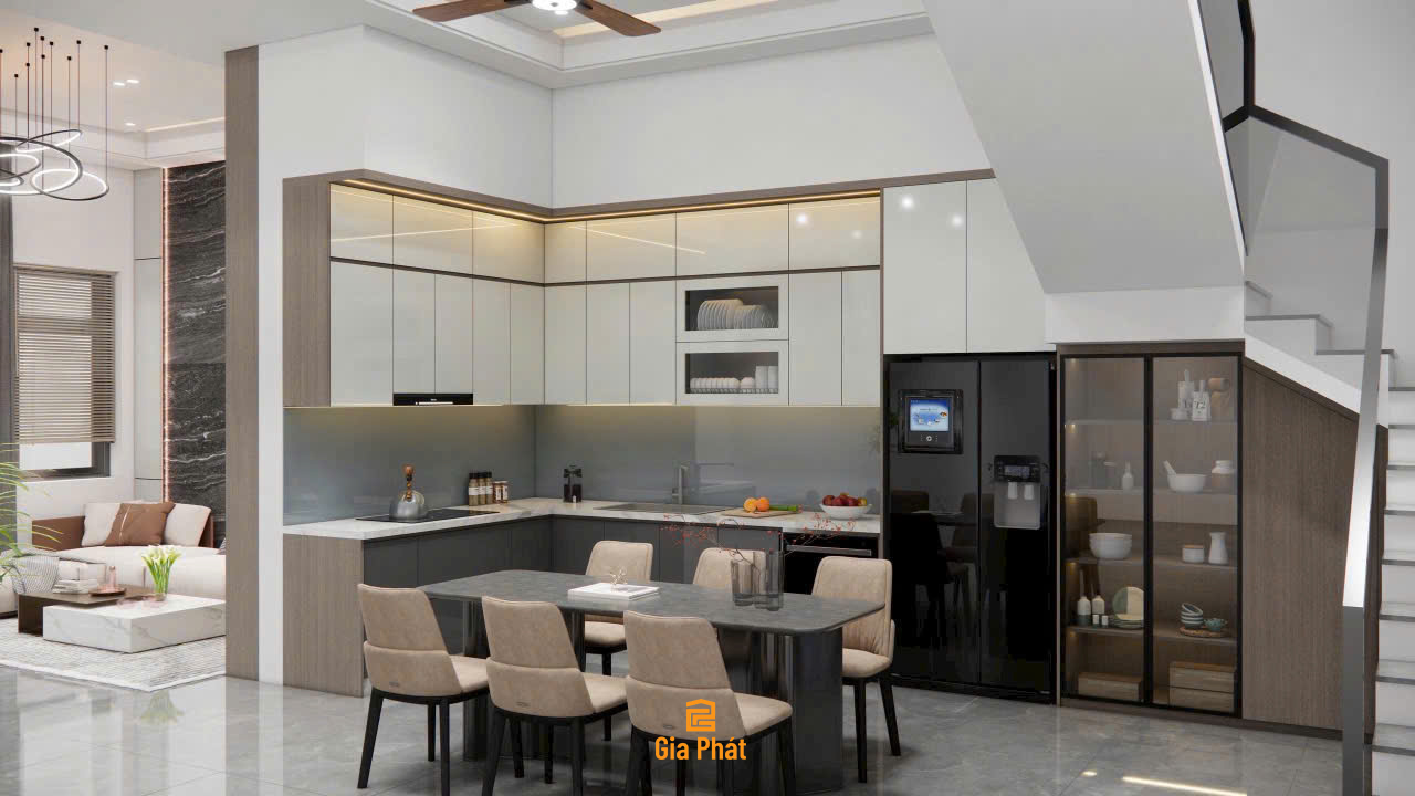 Thiết kế nhà phố theo phong cách hiện đại