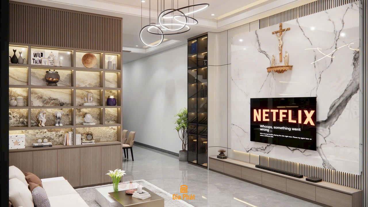Thiết kế nhà phố theo phong cách hiện đại