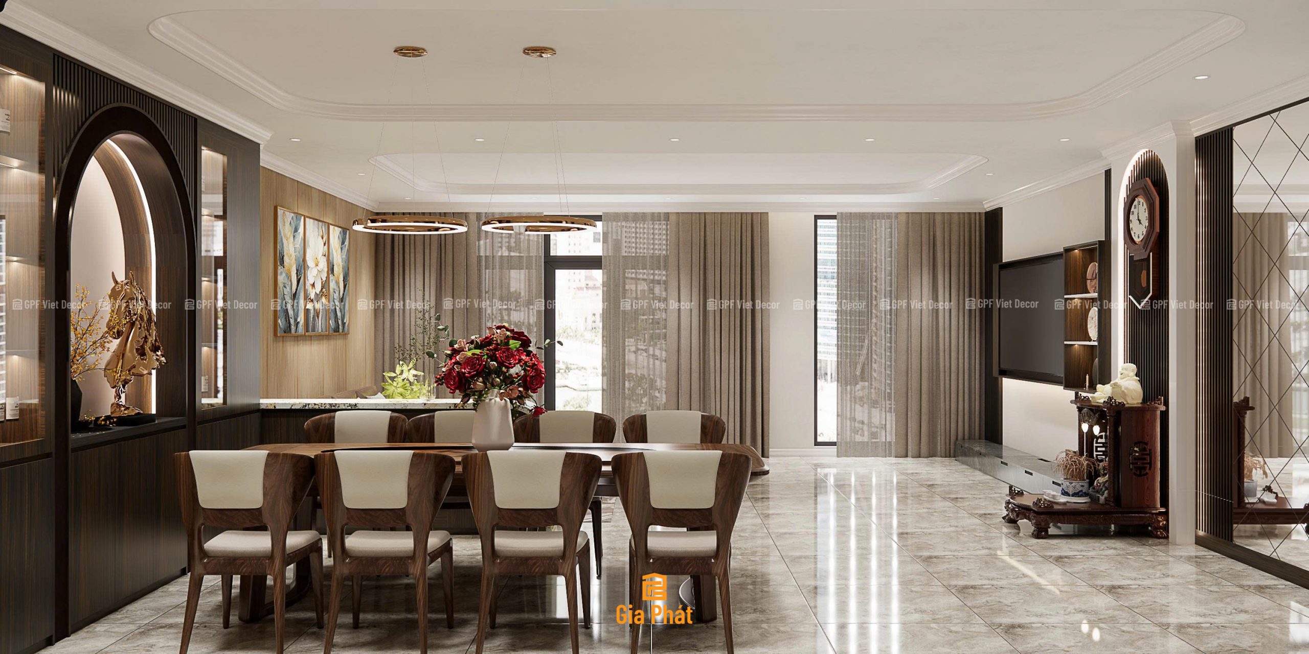 Thiết kế nhà phố chị Huệ theo phong cách hiện đại