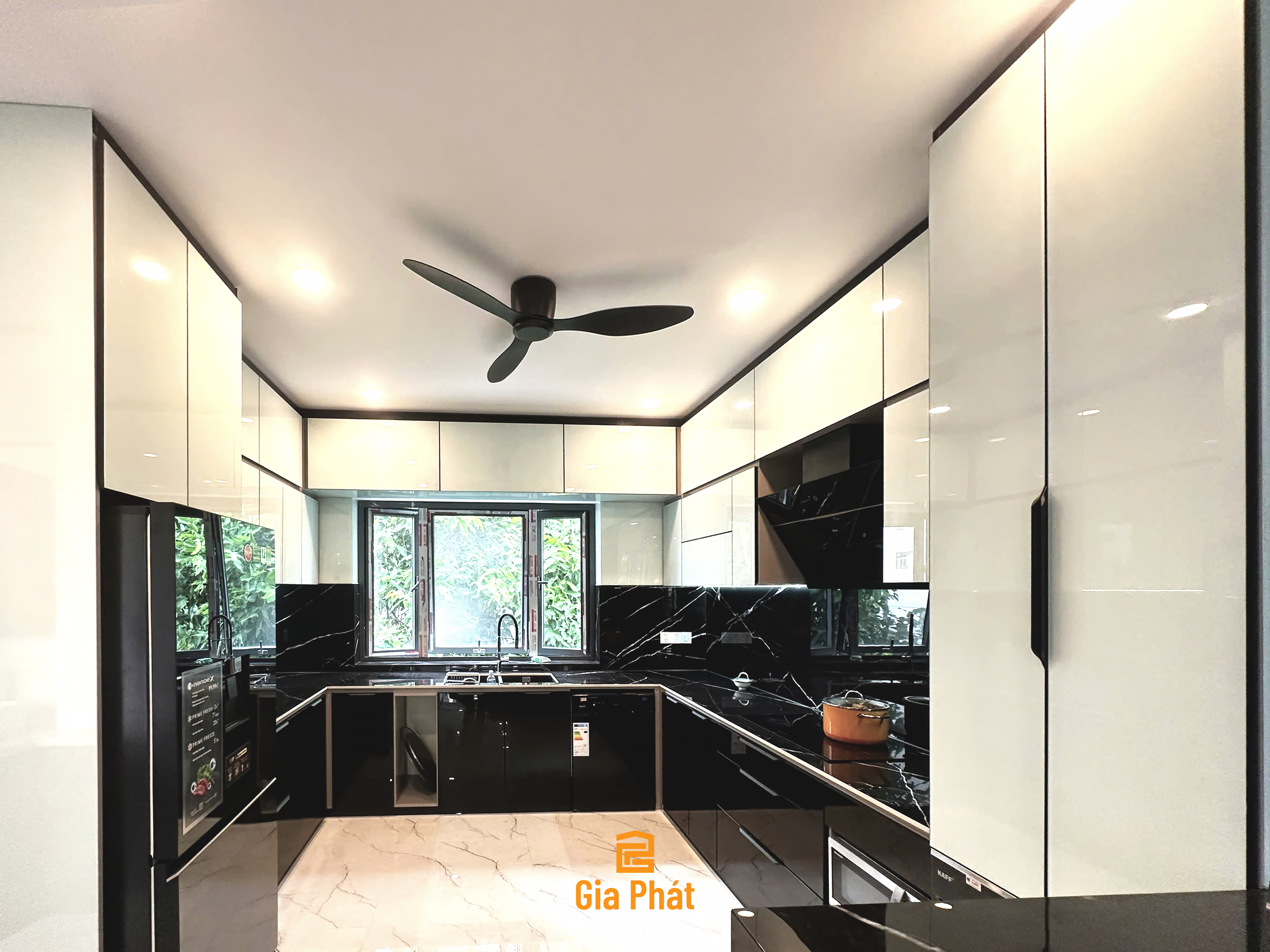 Hoàn thiện công trình thực tế nội thất nhà chị Huệ - Phòng bếp