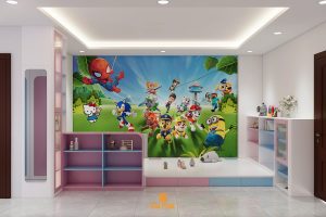 Full nội thất phòng ngủ cho bé trai và bé gái