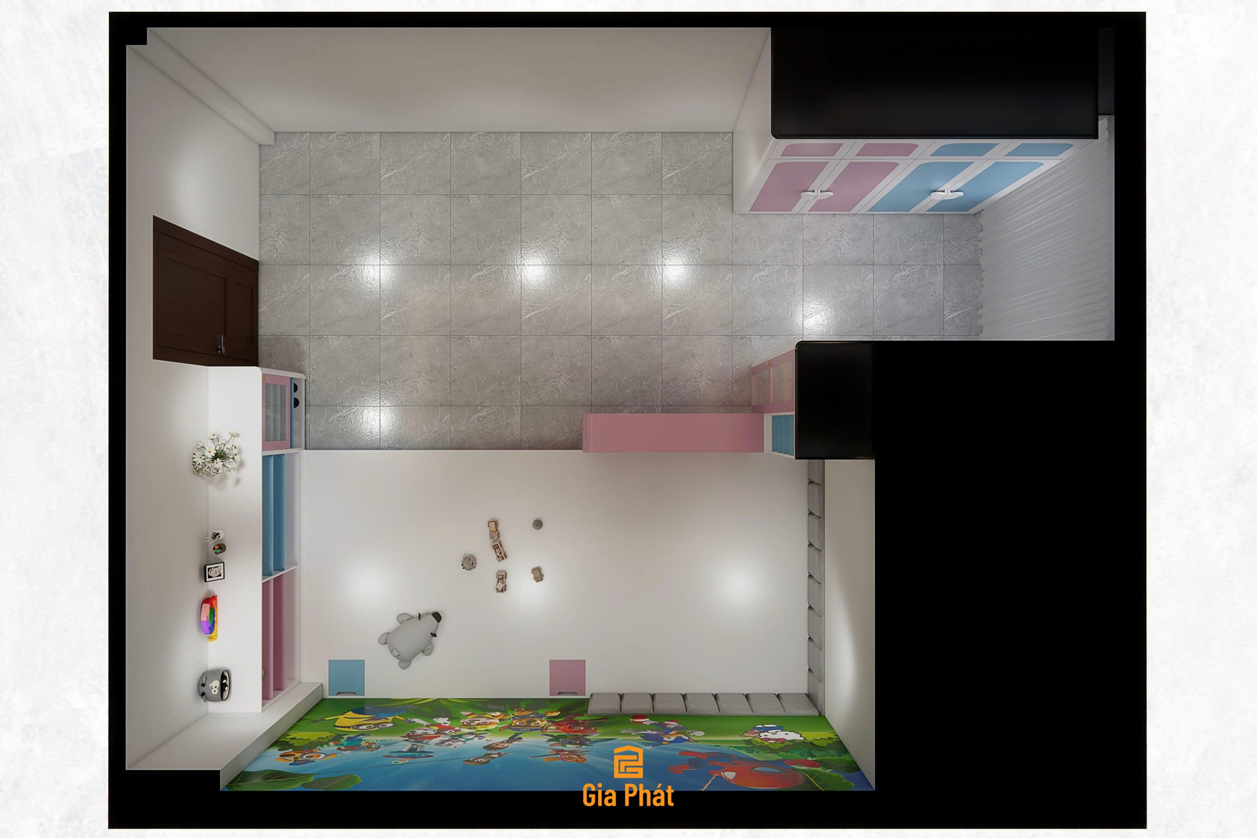 Full nội thất phòng ngủ cho bé trai và bé gái