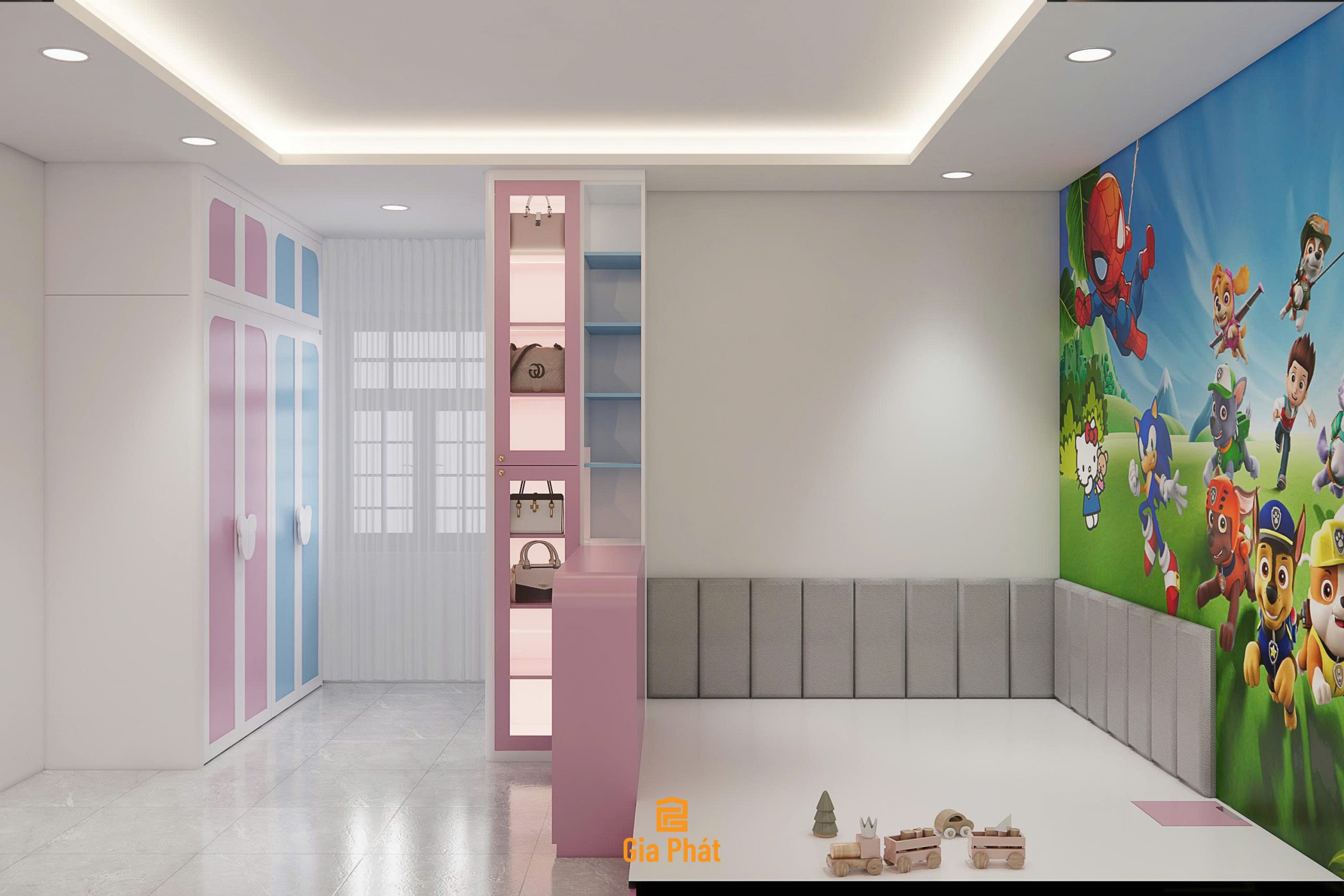 Full nội thất phòng ngủ cho bé trai và bé gái