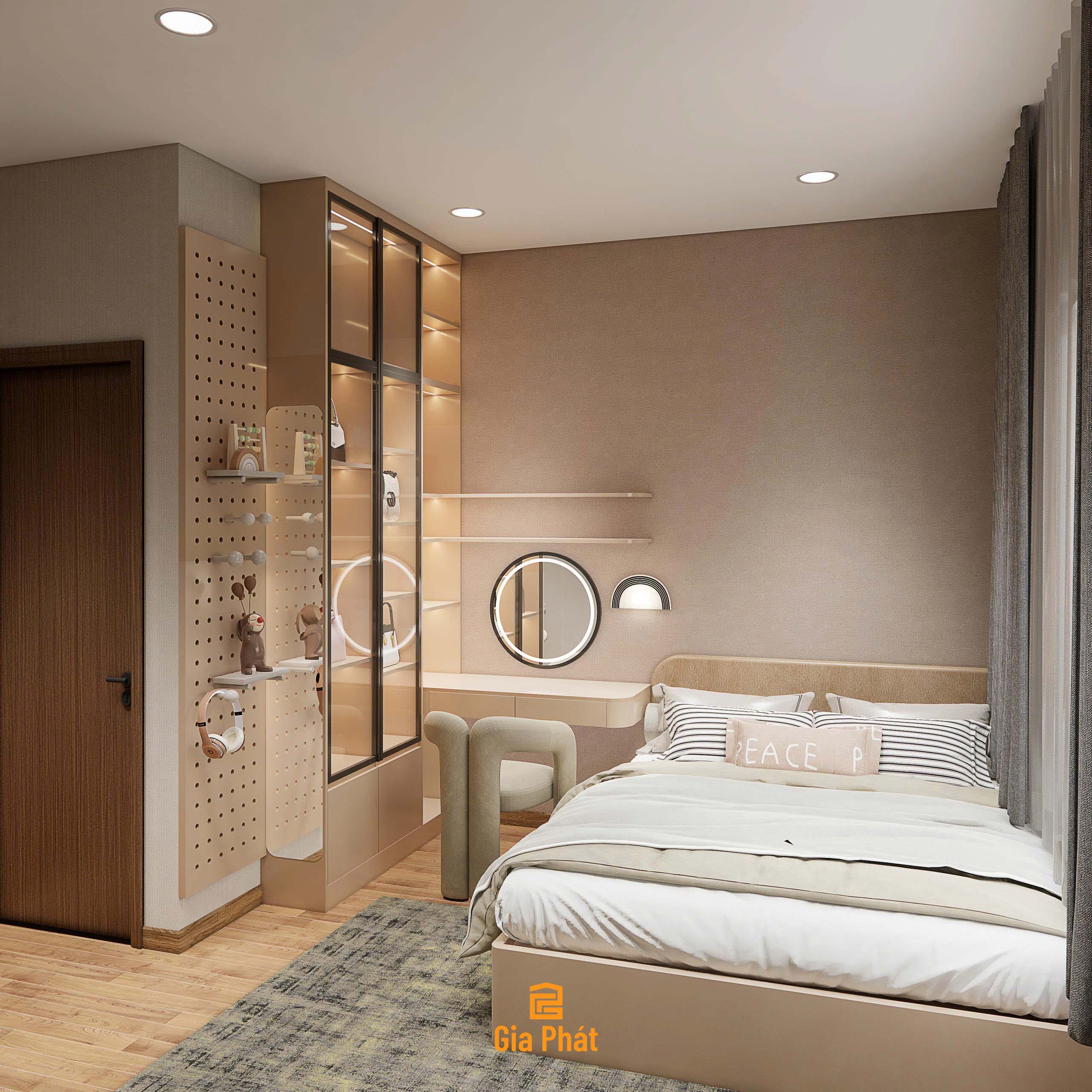 Thiết kế nội thất căn hộ The Privia Khang Điền theo phong cách hiện đại