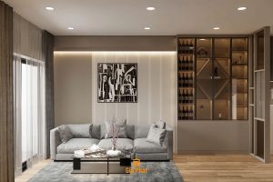 Thiết kế nội thất căn hộ The Privia Khang Điền theo phong cách hiện đại