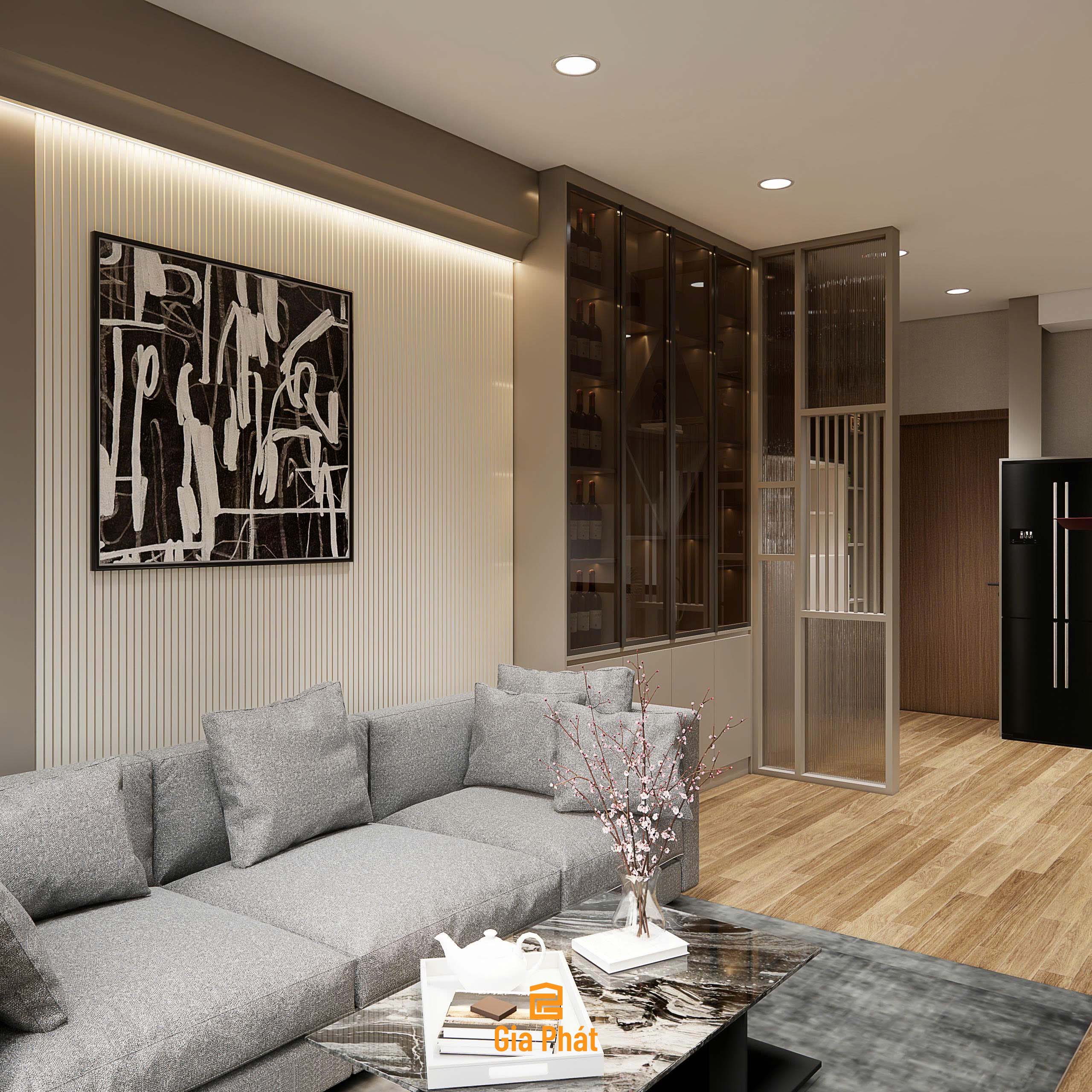 Thiết kế nội thất căn hộ The Privia Khang Điền theo phong cách hiện đại