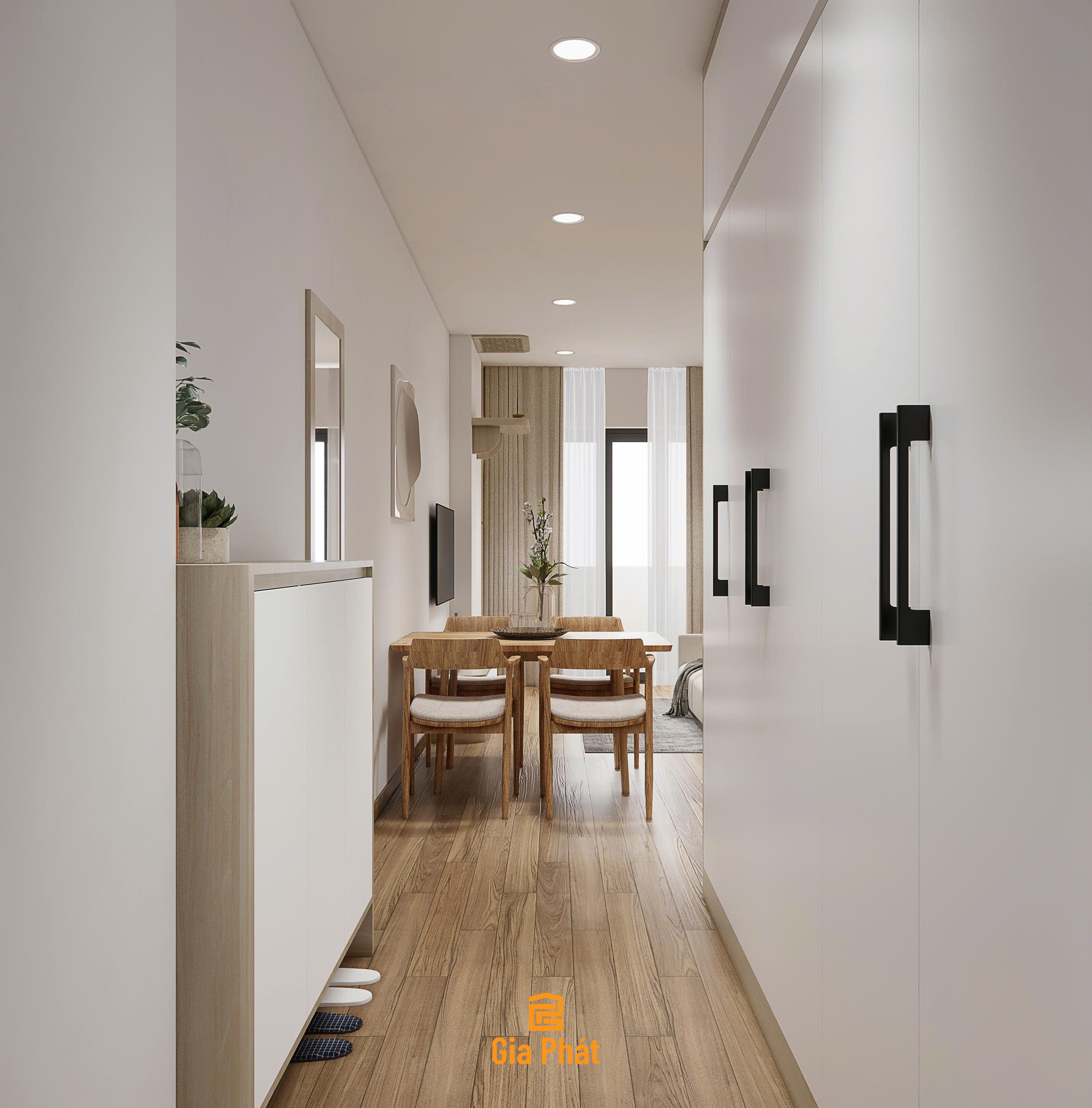 Thiết kế cải tạo nội thất cho căn hộ mini 47m2