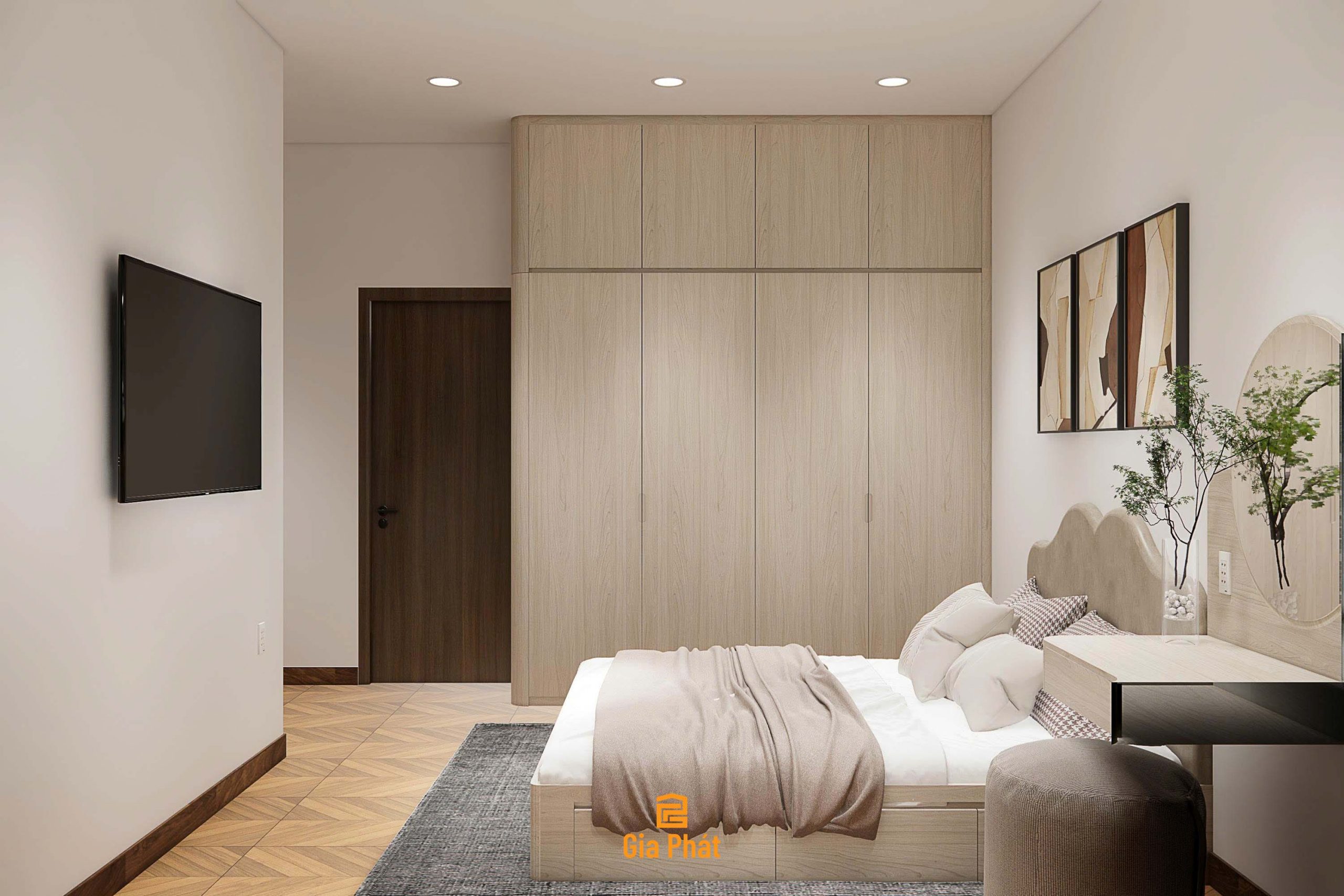 Thiết kế nội thất nhà phố theo phong cách hiện đại - Nhà phố 4 tầng