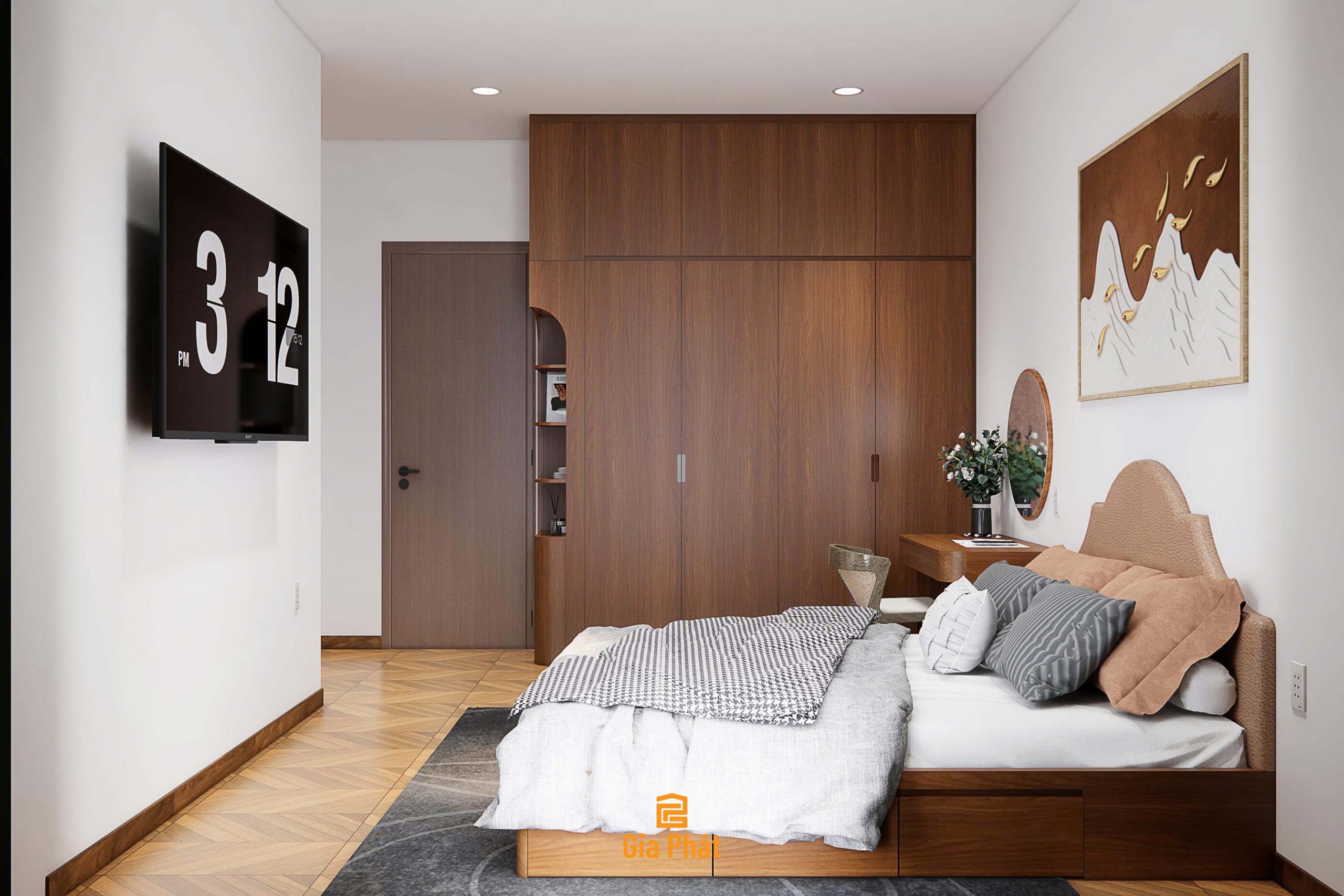 Thiết kế nội thất nhà phố theo phong cách hiện đại - Nhà phố 4 tầng