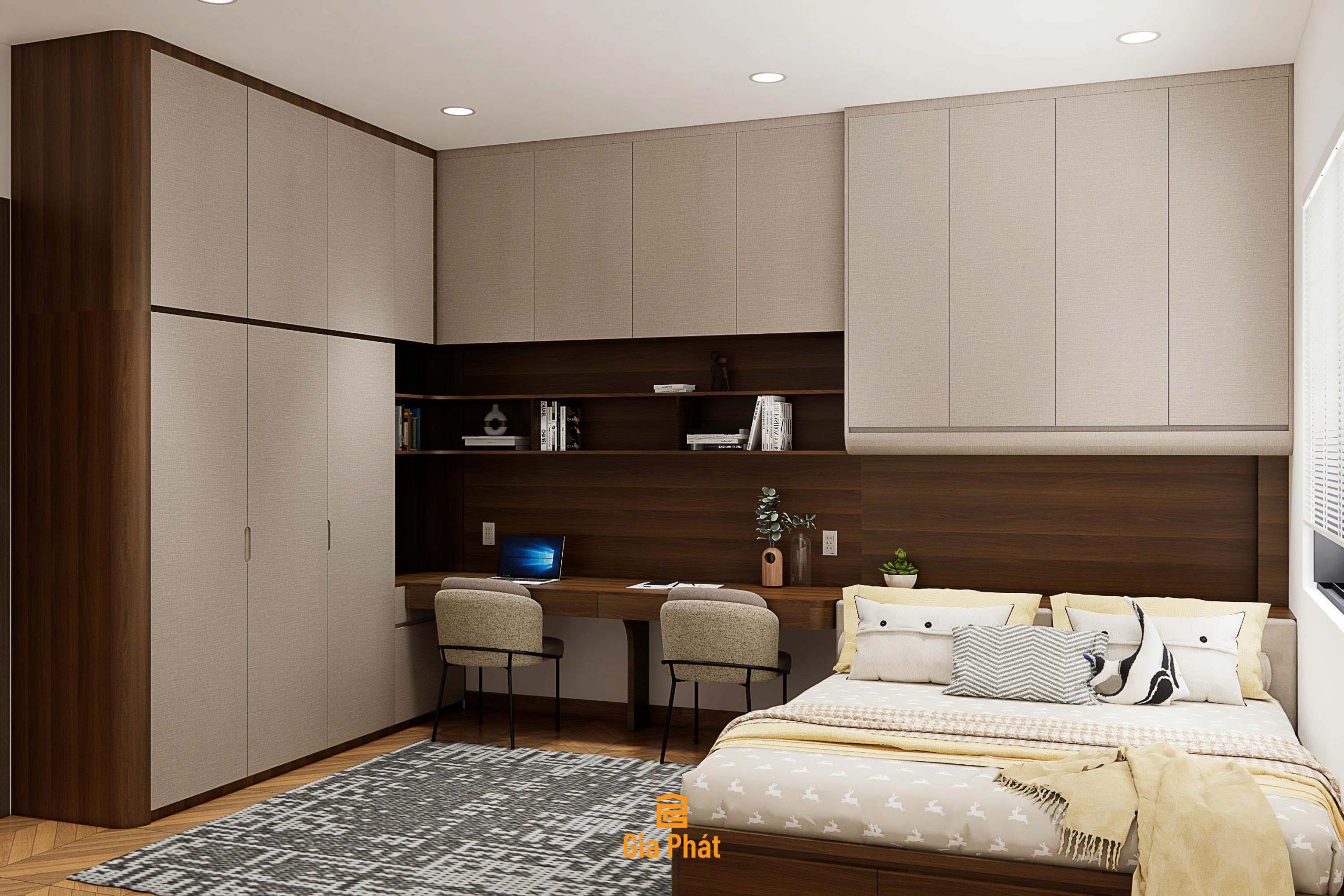 Thiết kế nội thất nhà phố theo phong cách hiện đại - Nhà phố 4 tầng