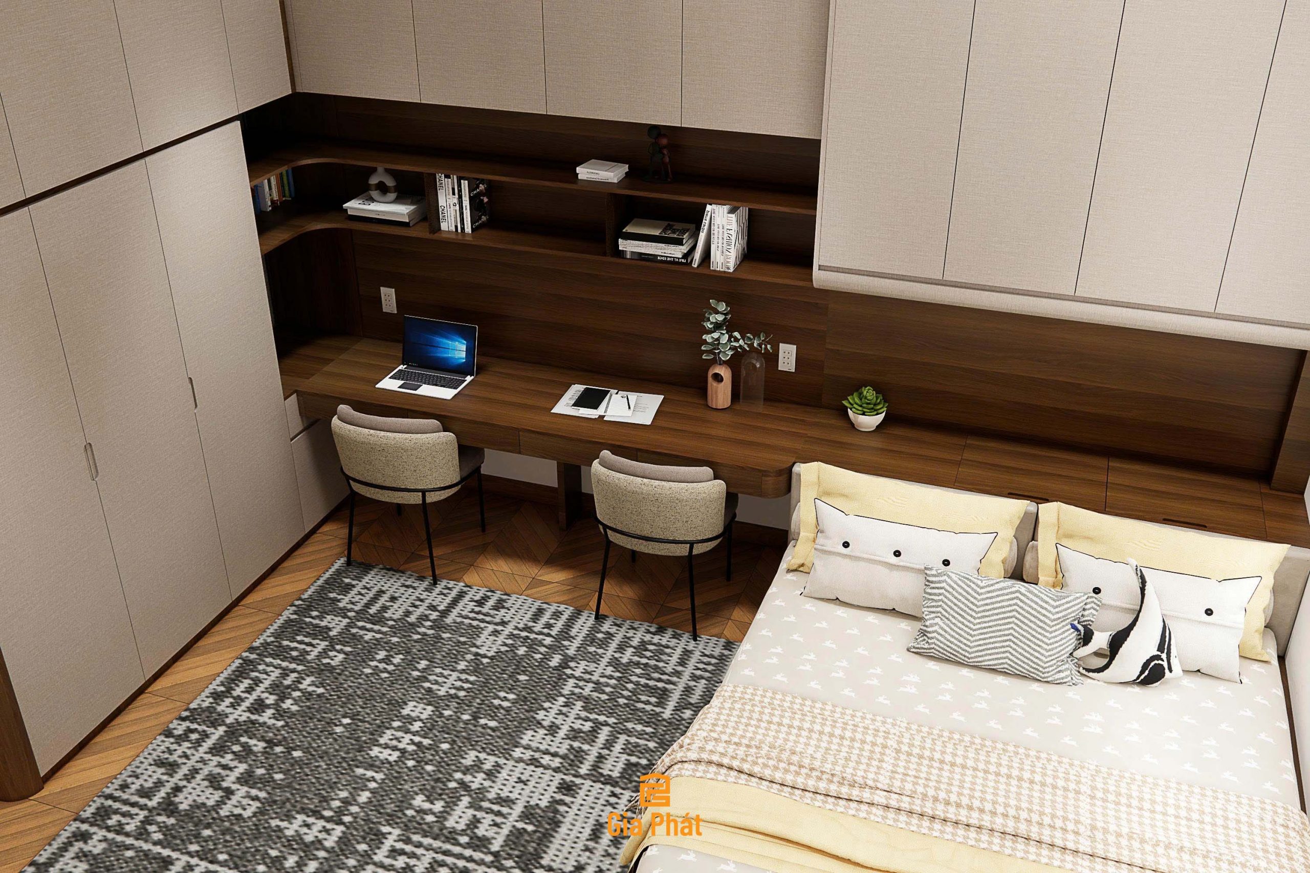 Thiết kế nội thất nhà phố theo phong cách hiện đại - Nhà phố 4 tầng