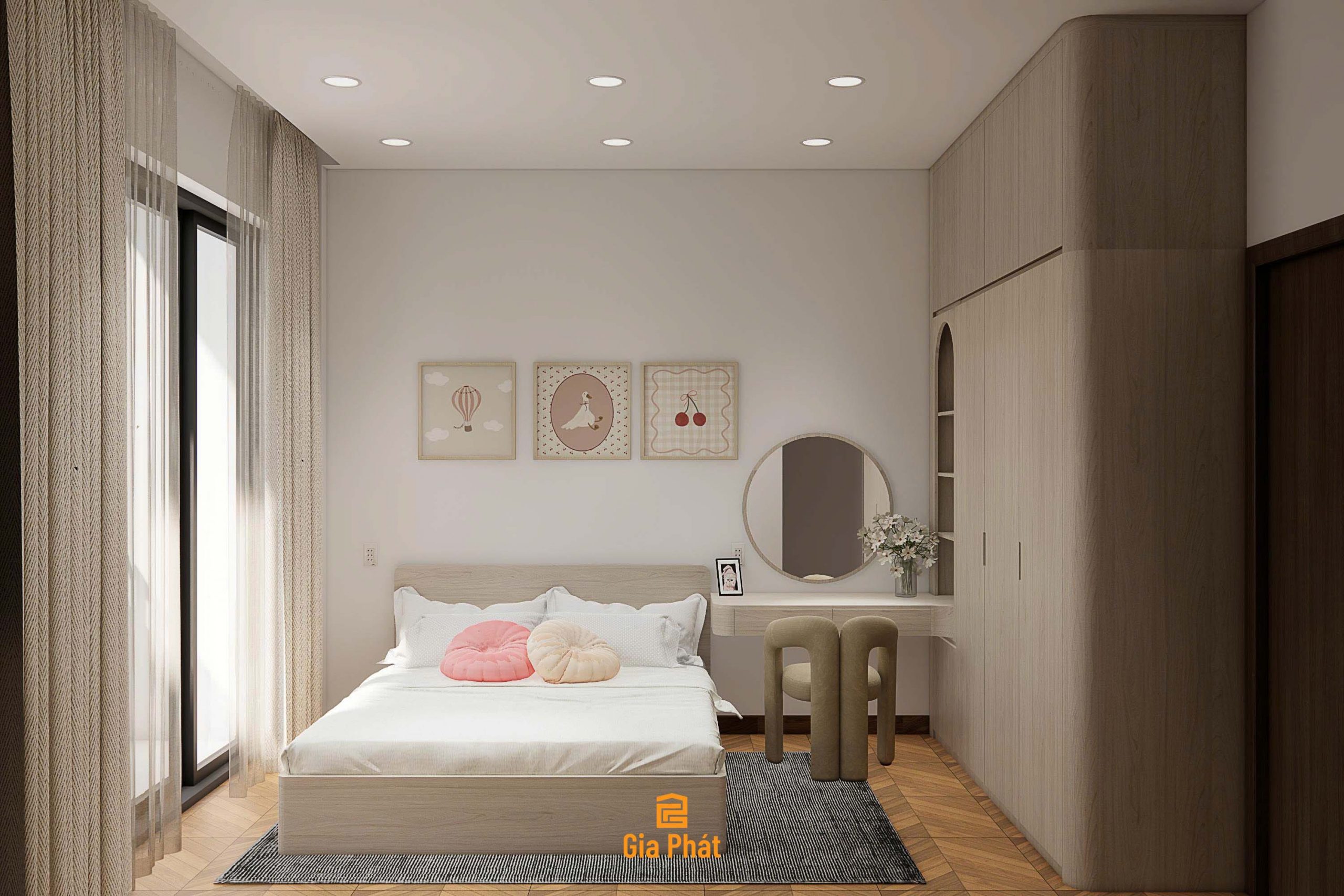 Thiết kế nội thất nhà phố theo phong cách hiện đại - Nhà phố 4 tầng