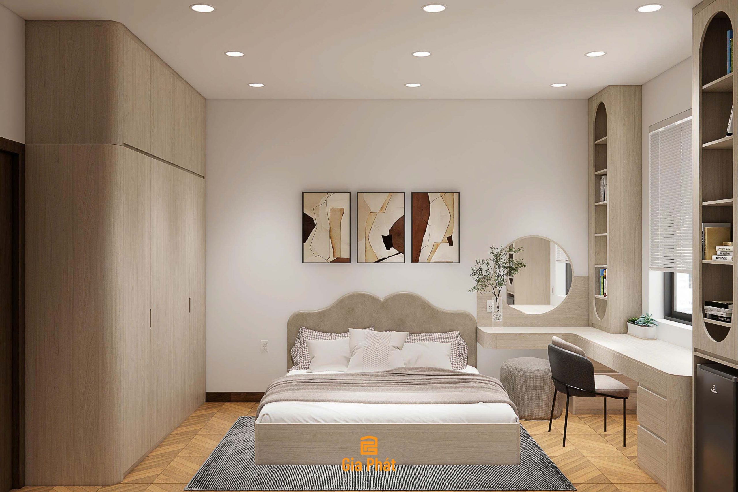 Thiết kế nội thất nhà phố theo phong cách hiện đại - Nhà phố 4 tầng