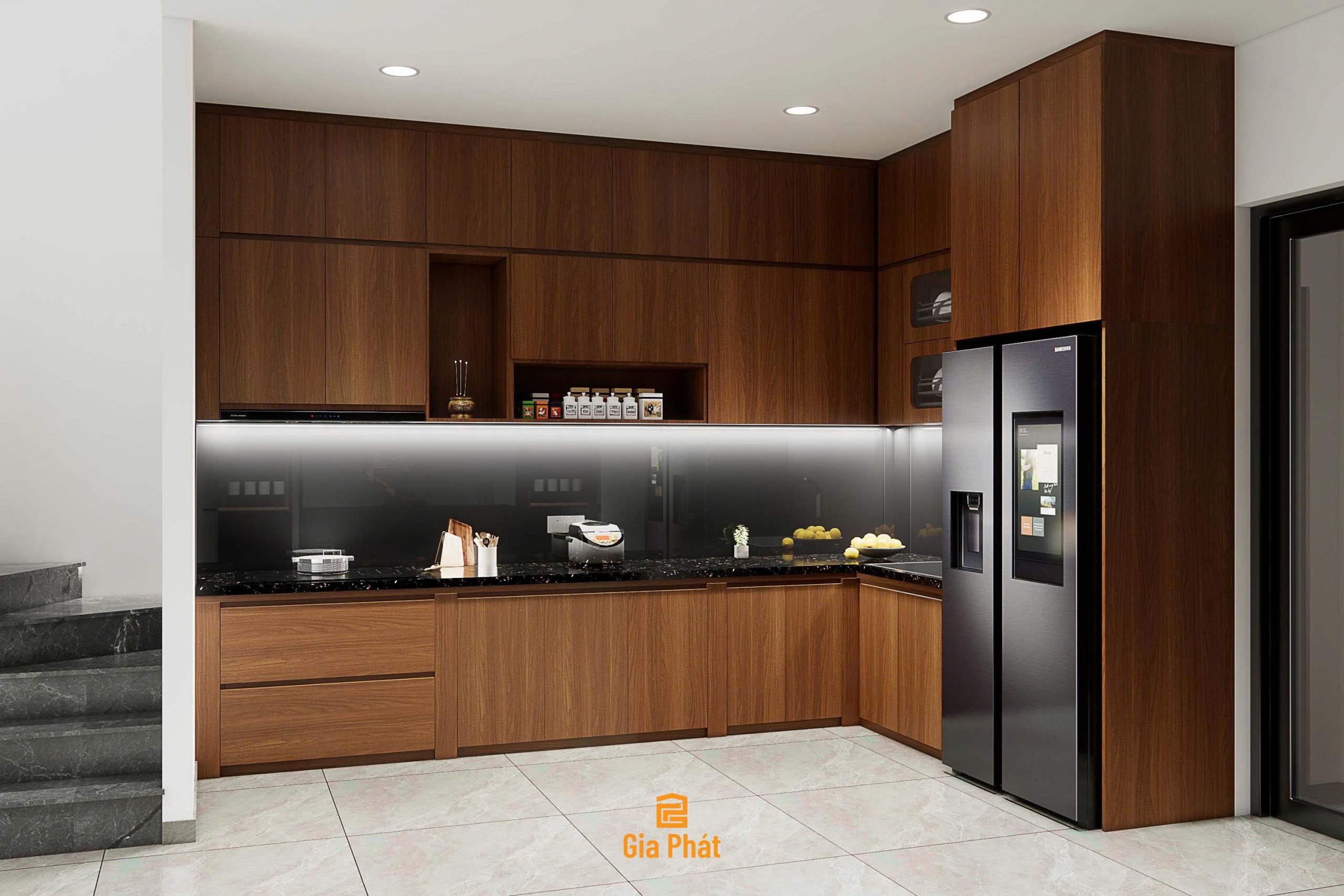 Thiết kế nội thất nhà phố theo phong cách hiện đại - Nhà phố 4 tầng