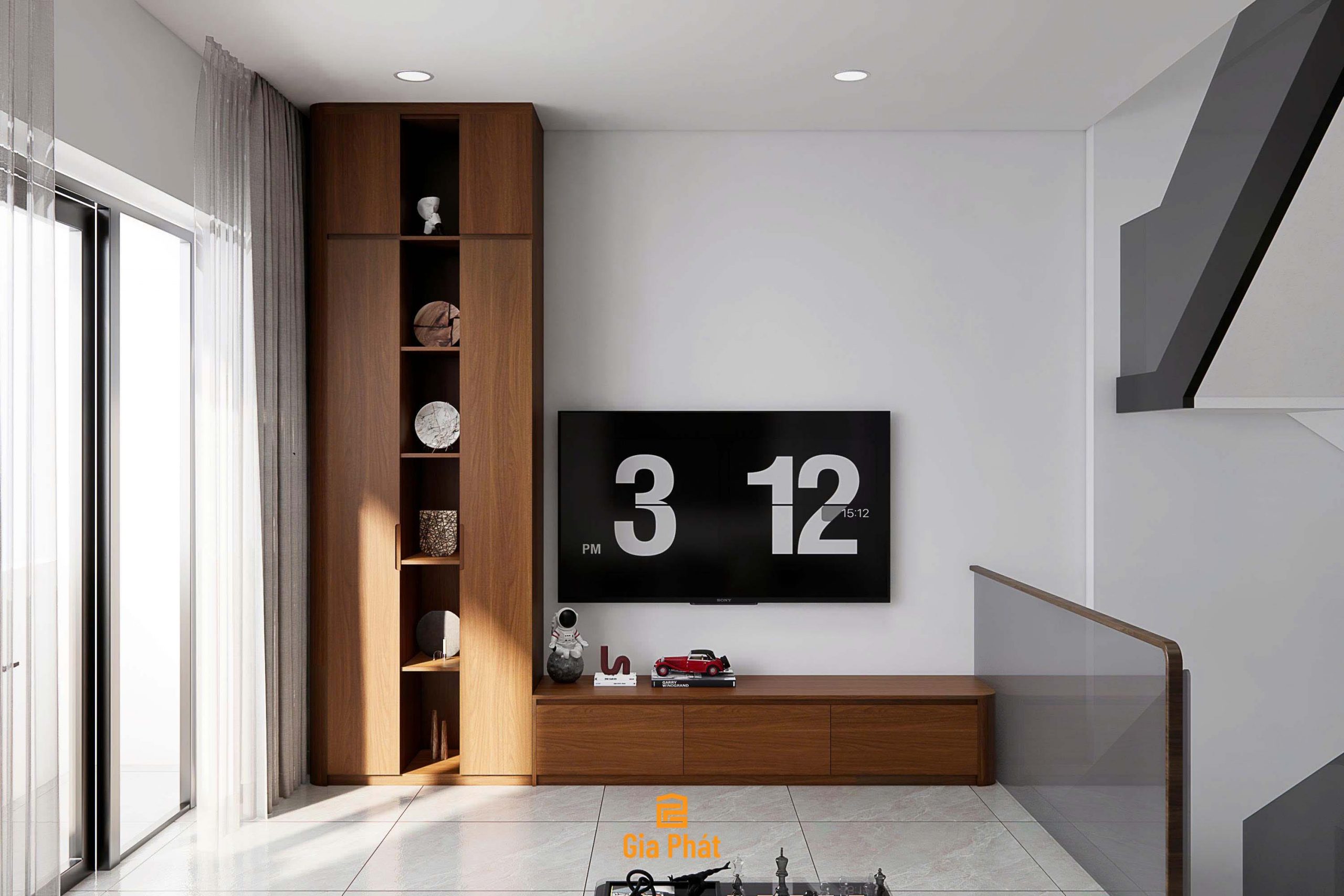 Thiết kế nội thất nhà phố theo phong cách hiện đại - Nhà phố 4 tầng