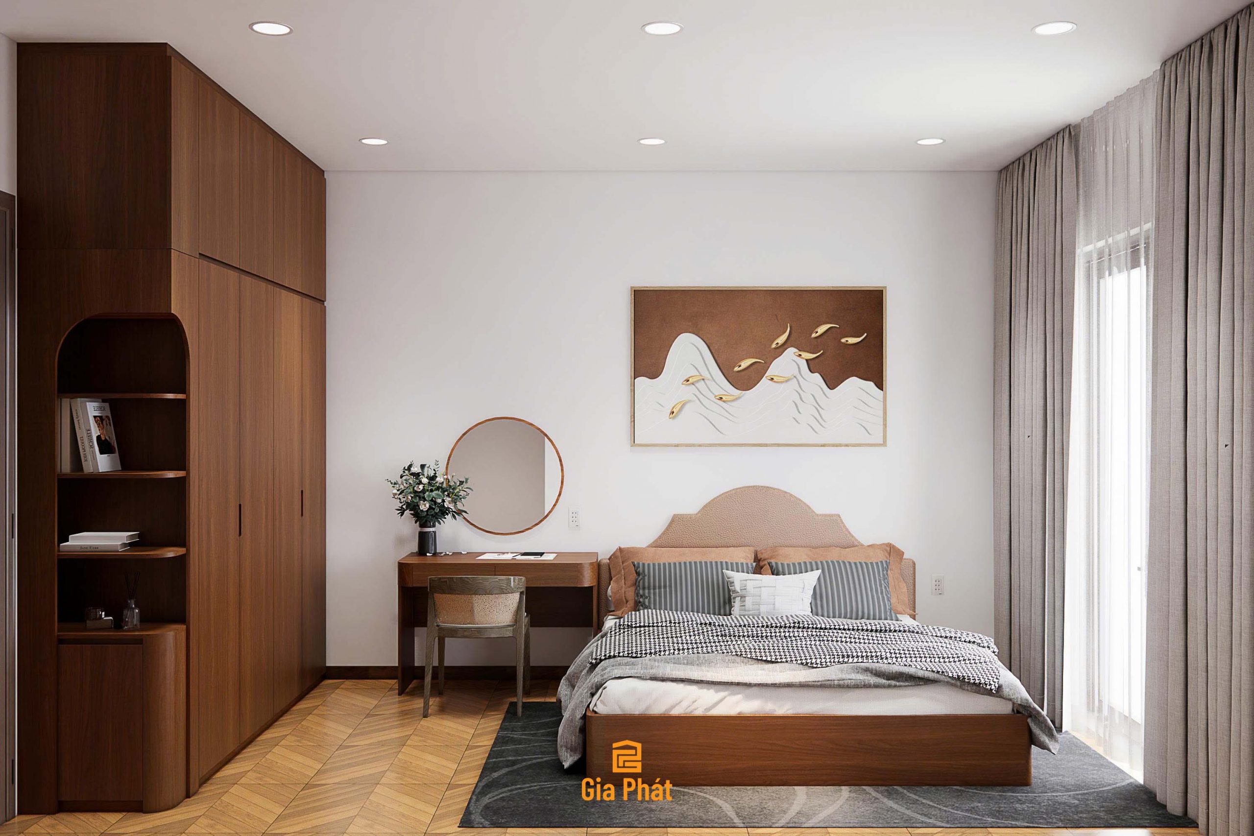 Thiết kế nội thất nhà phố theo phong cách hiện đại - Nhà phố 4 tầng