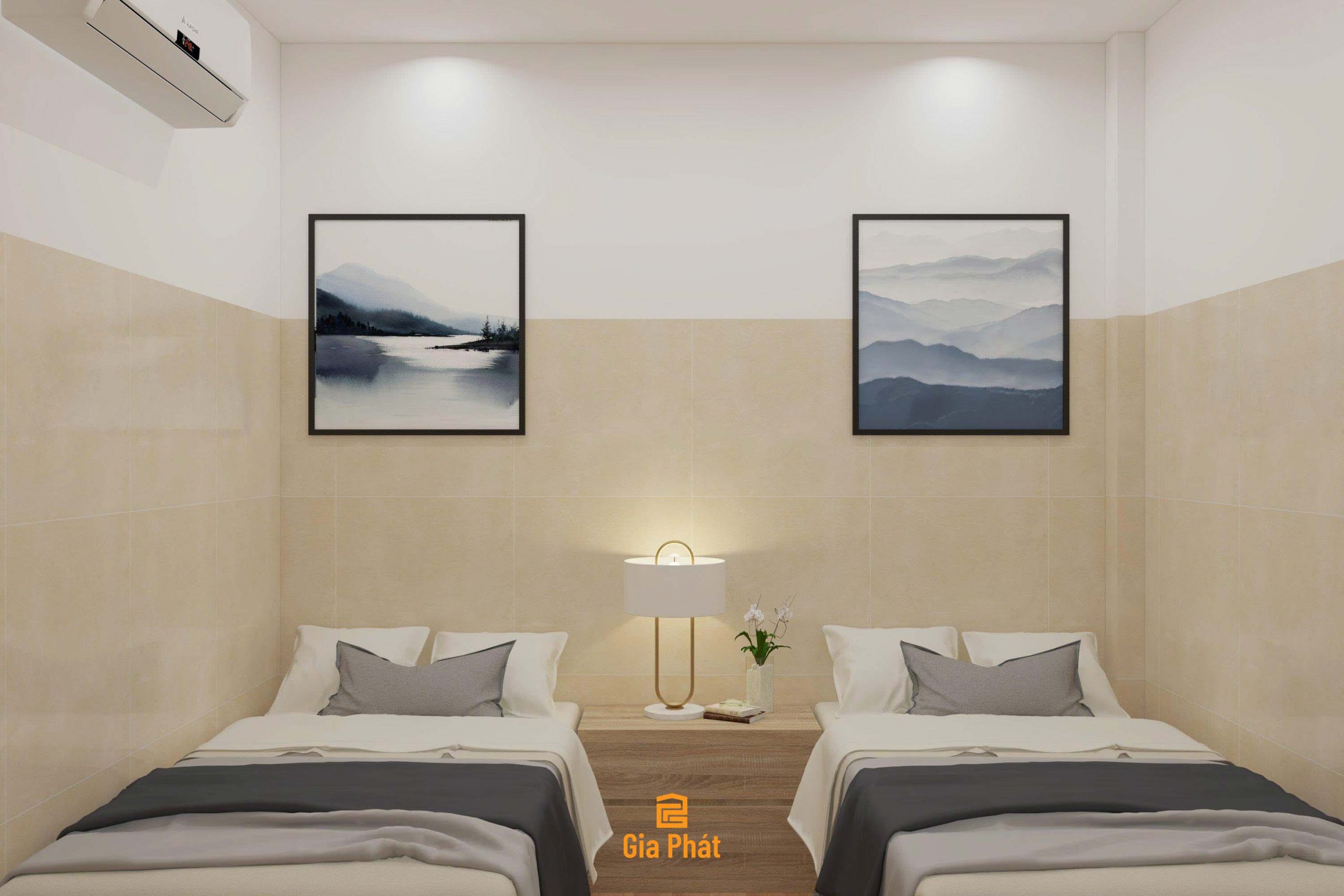 Thiết kế phòng trọ gác lửng cho thuê