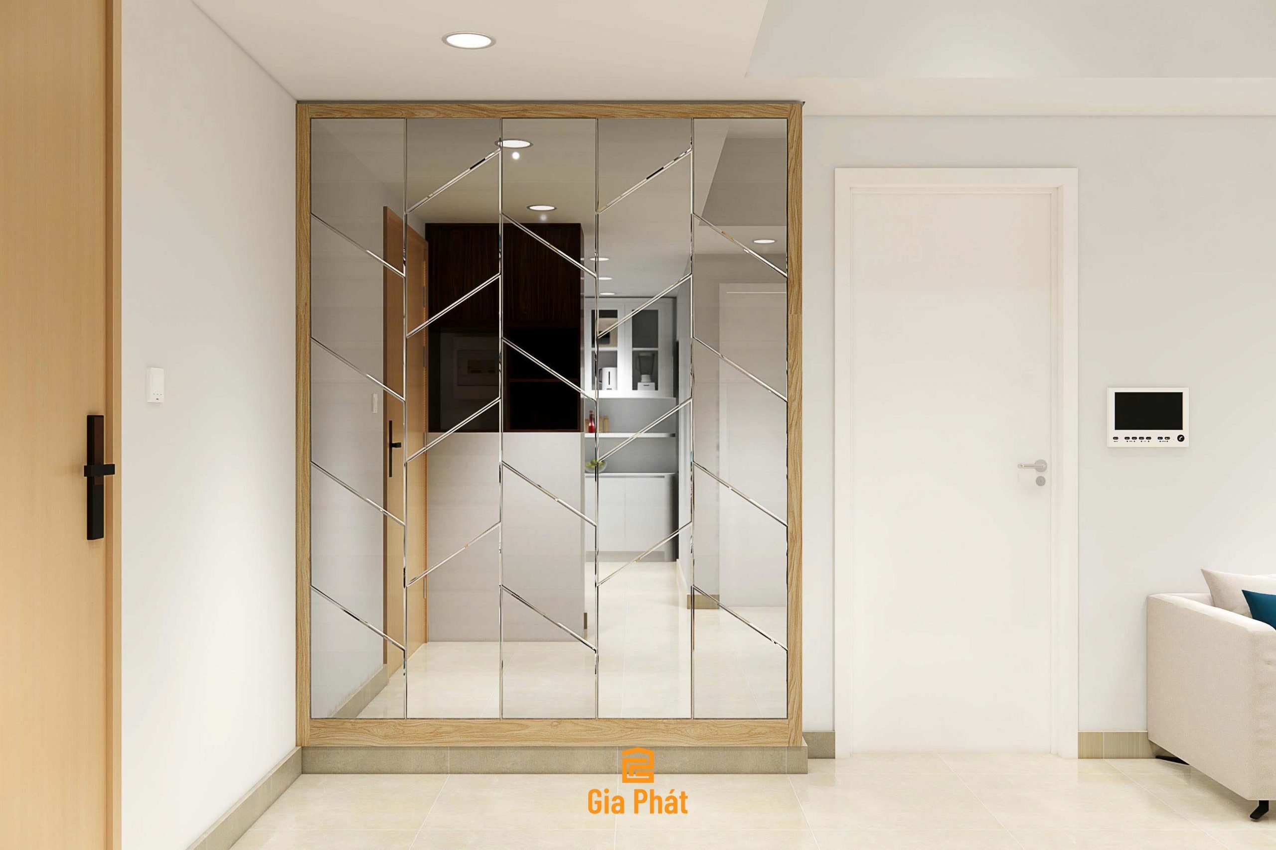 Thiết kế góc bếp chữ L nhỏ gọn nhưng vẫn đầy đủ công năng