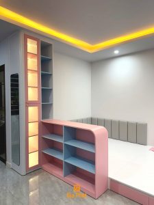 Thực tế phòng ngủ đôi cho bé trai và bé gái