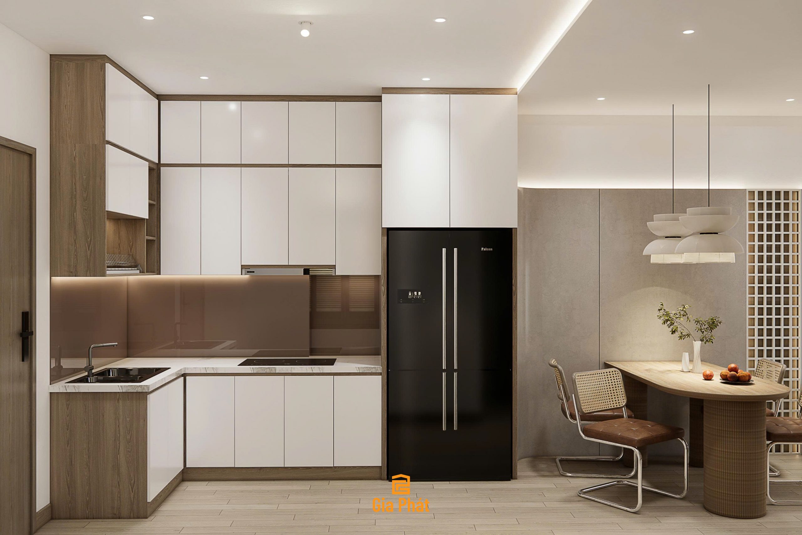 Căn hộ chung cư thiết kế theo phong cách hiện đại