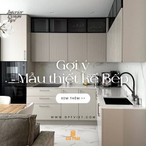 Mẫu phòng bếp hiện đại - Xu hướng mới 2026