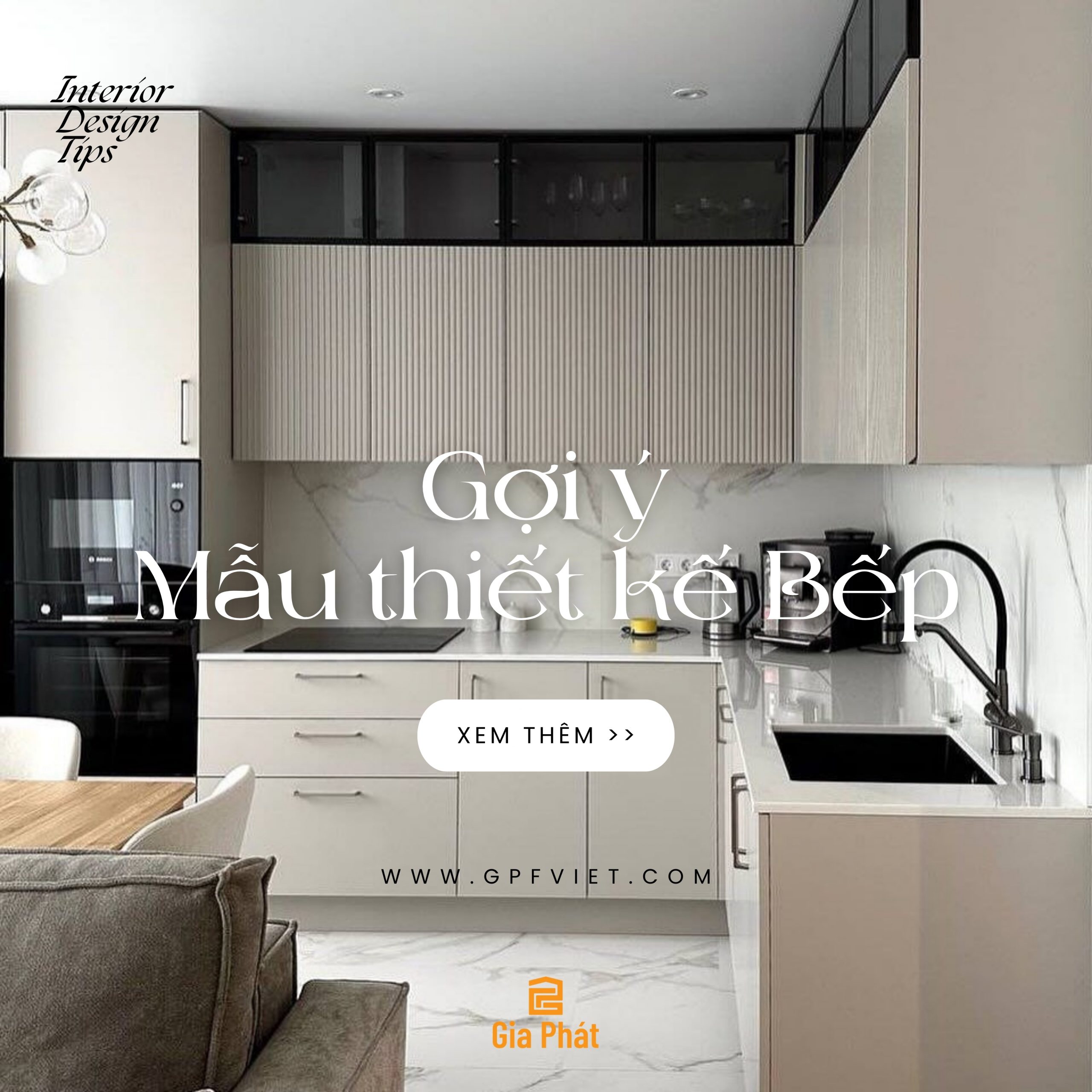 Mẫu phòng bếp hiện đại - Xu hướng mới 2026