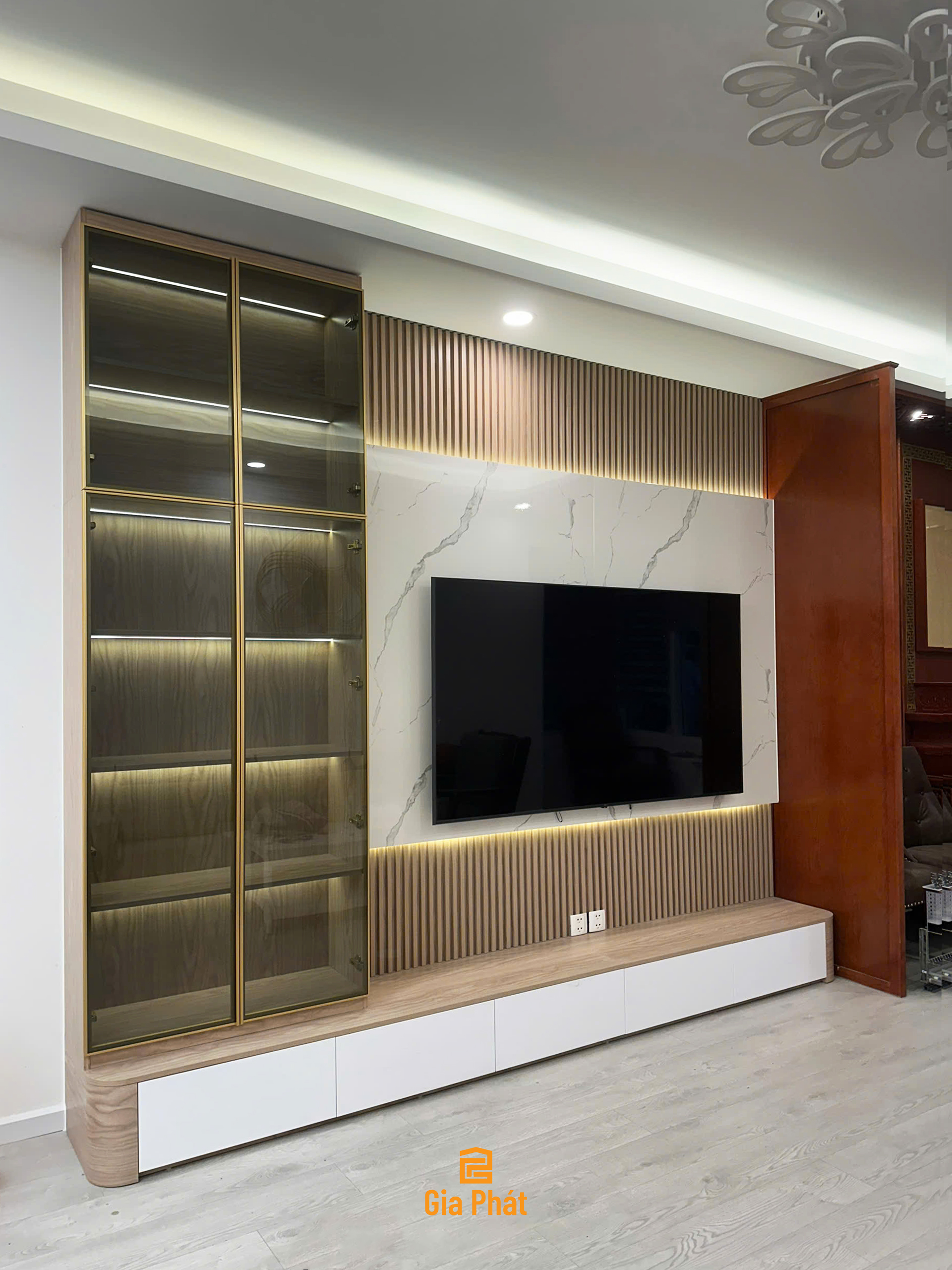 Hoàn thiện combo nội thất căn hộ Sài Gòn Pearl nhà chị Trang