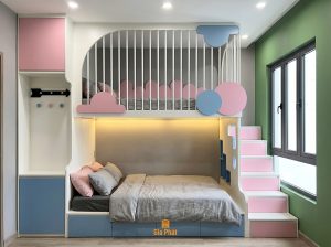 Giường tầng trẻ em - Mẫu cho bé trai và bé gái