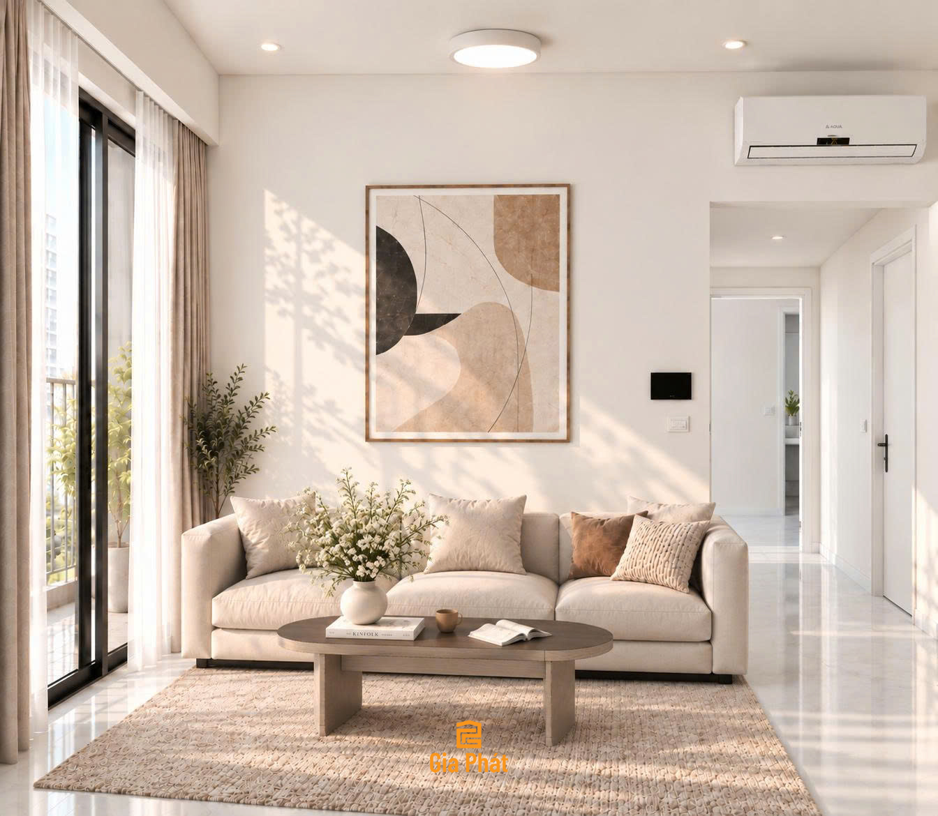 Thiết kế nội thất căn hộ chung cư Novaland Nhà Bè