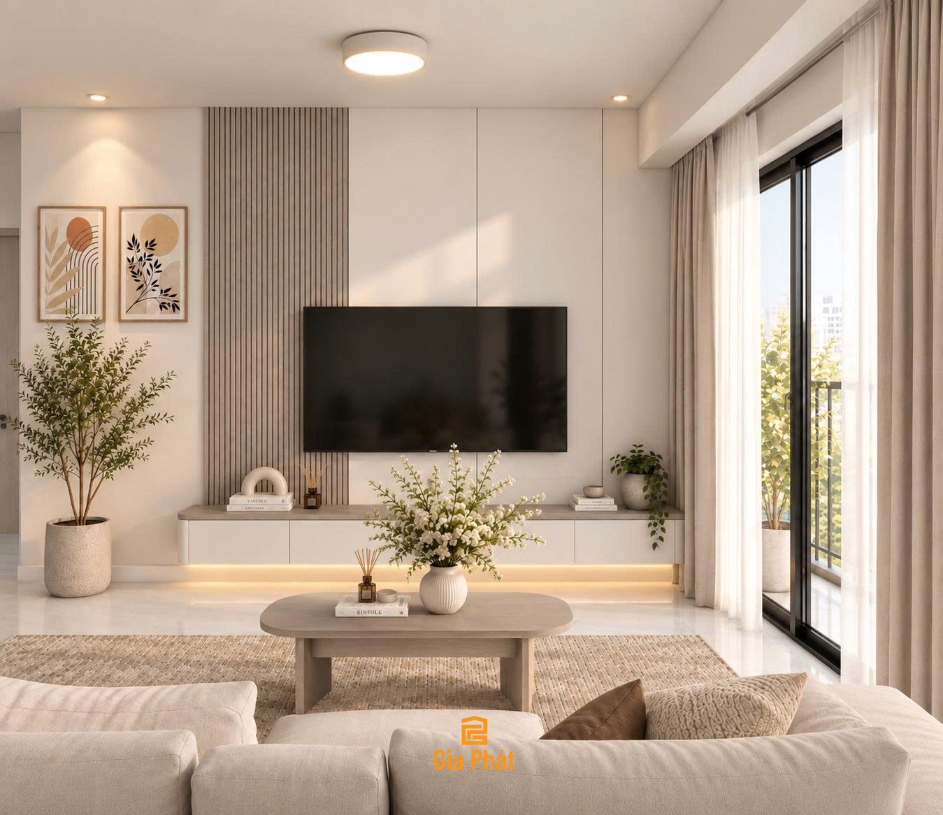 Thiết kế nội thất căn hộ chung cư Novaland Nhà Bè