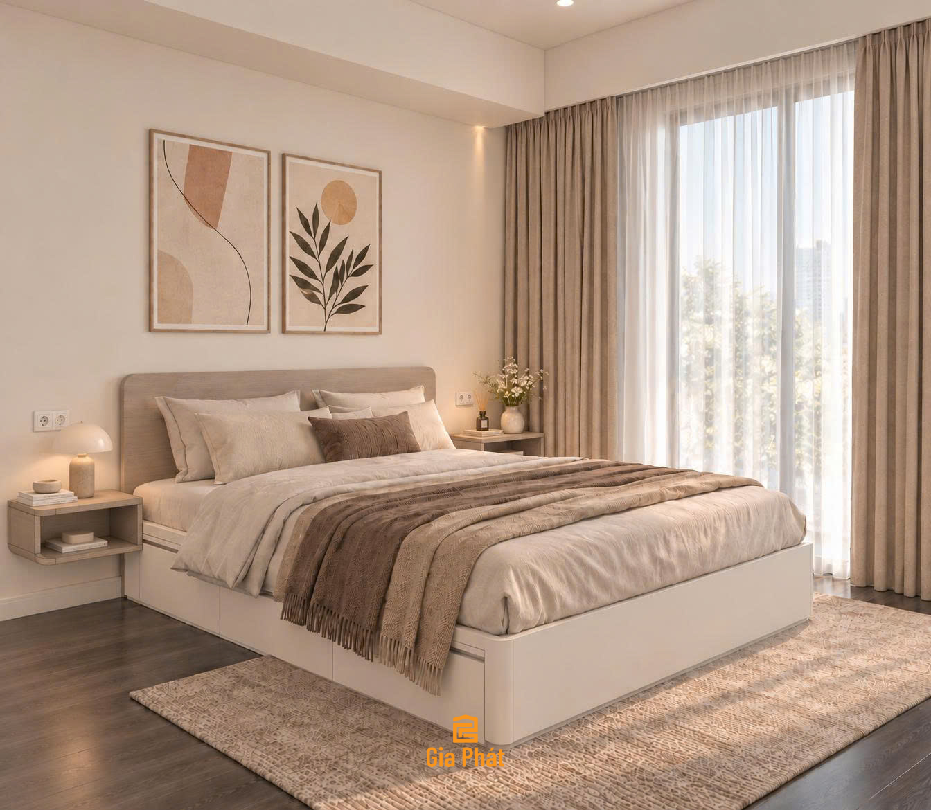 Thiết kế nội thất căn hộ chung cư Novaland Nhà Bè