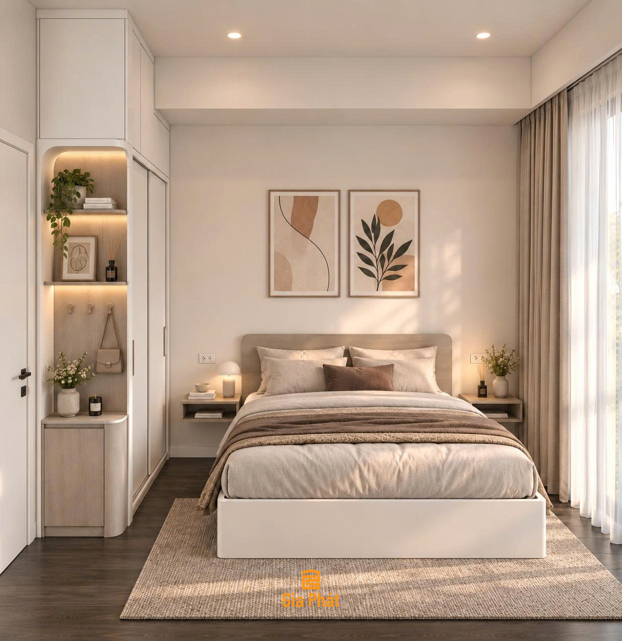 Thiết kế nội thất căn hộ chung cư Novaland Nhà Bè