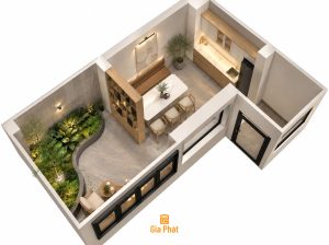Nội thất nhà phố Modern Nature không gian hiện đại lấy cảm hứng từ thiên nhiên