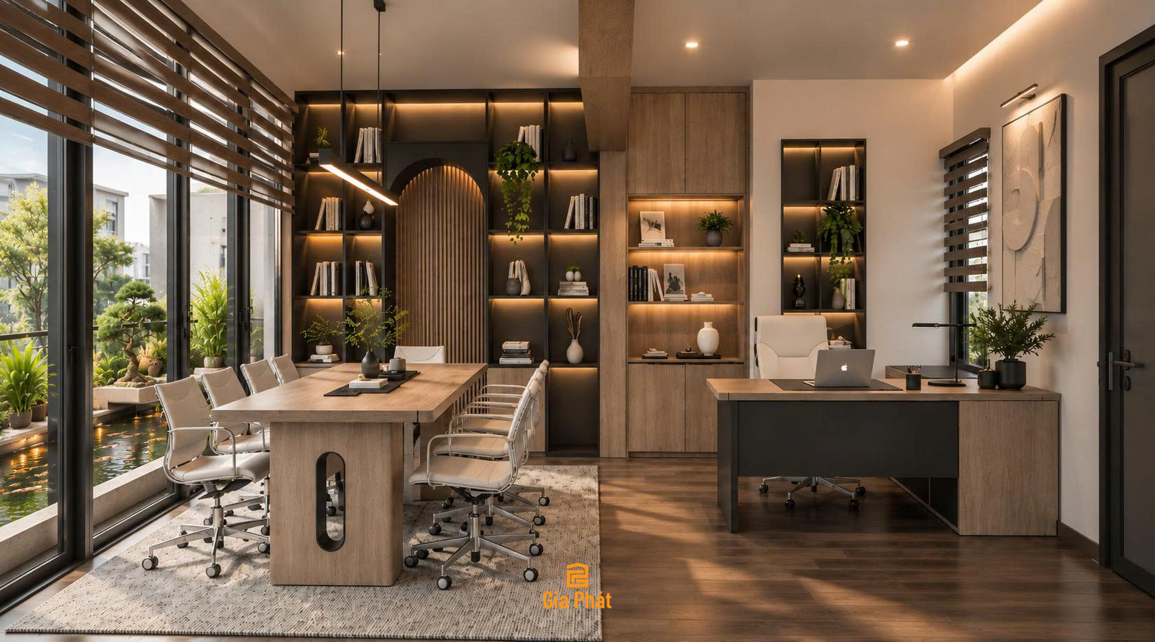 Nội thất nhà phố Modern Nature không gian hiện đại lấy cảm hứng từ thiên nhiên