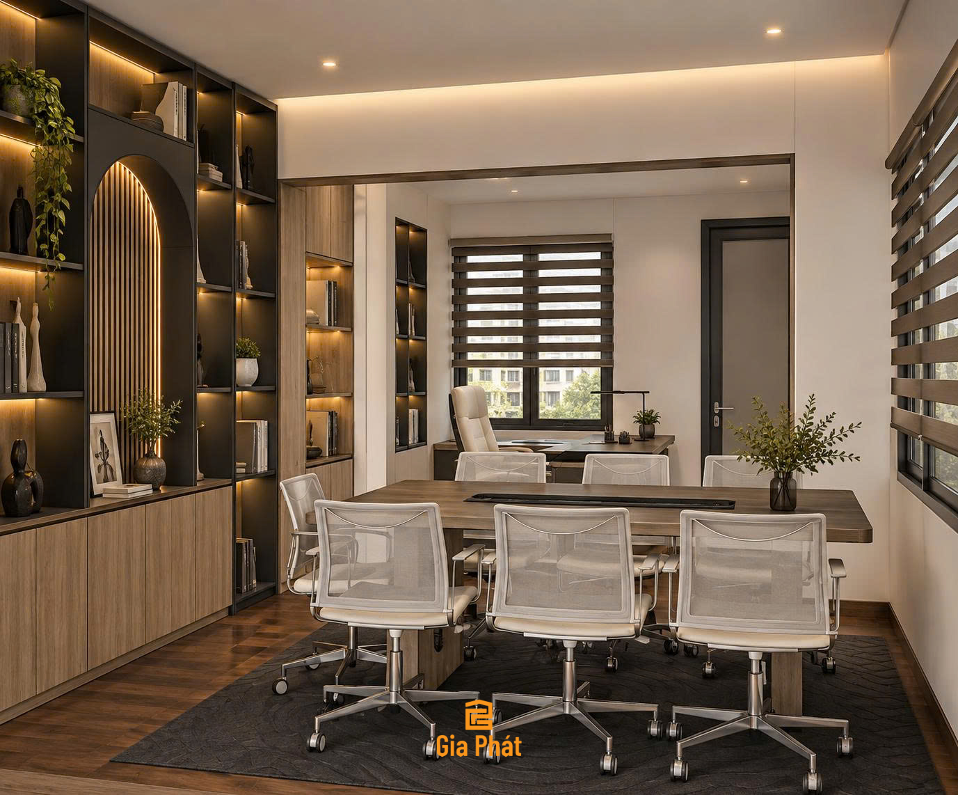 Nội thất nhà phố Modern Nature không gian hiện đại lấy cảm hứng từ thiên nhiên